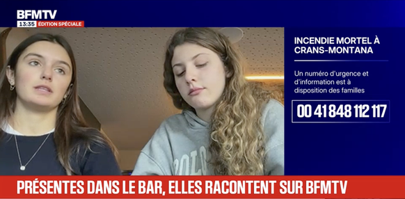 Les deux adolescentes de 16 ans ont été parmi les premières à sortir et à signaler l'incendie.