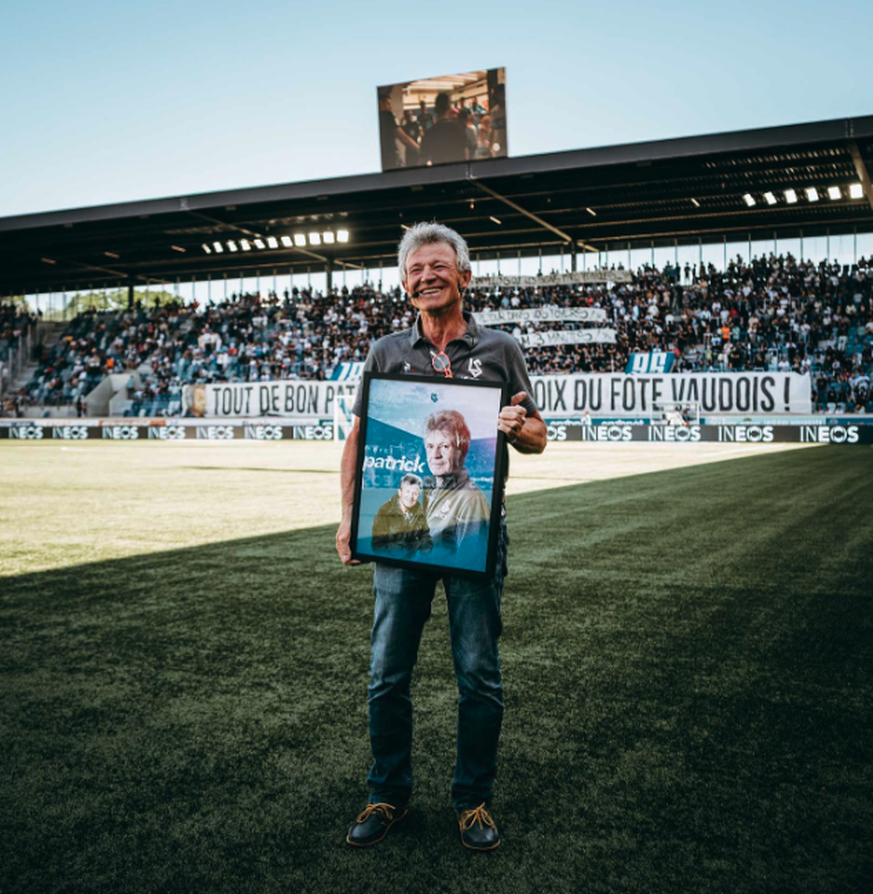 Patrick Rochat a été honoré par le Lausanne-Sport et ses fans en mai 2025, pour son dernier match, après quinze ans de bons et loyaux services.