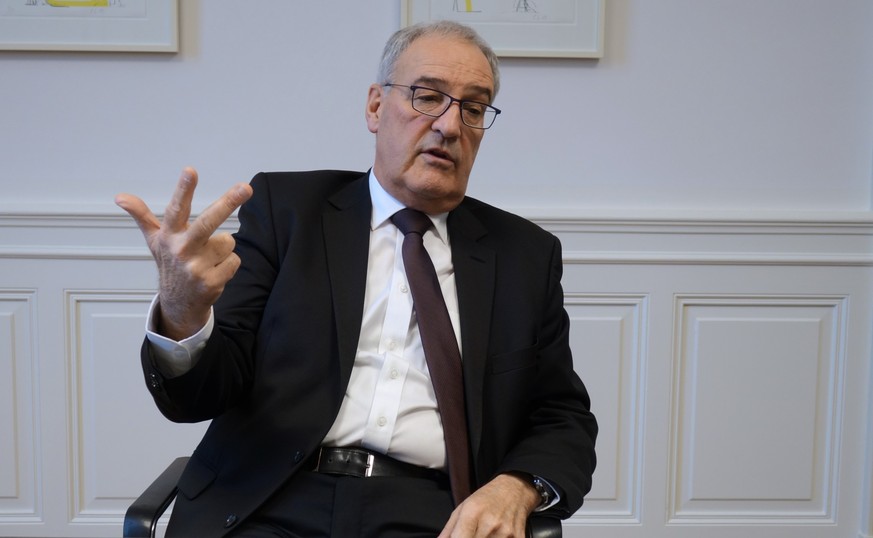 Bundesrat Guy Parmlin im Gespräch mit watson Ende Oktober 2024