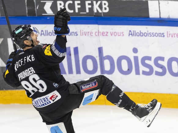 La joie de Julien Sprunger après son but
