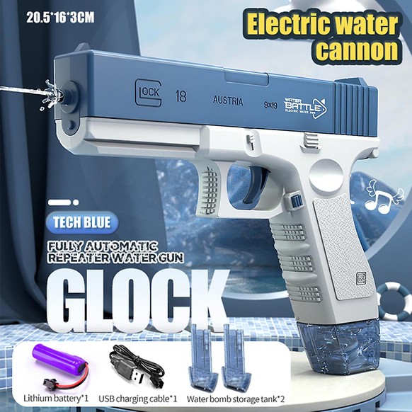 Pistolet à eau Glock.