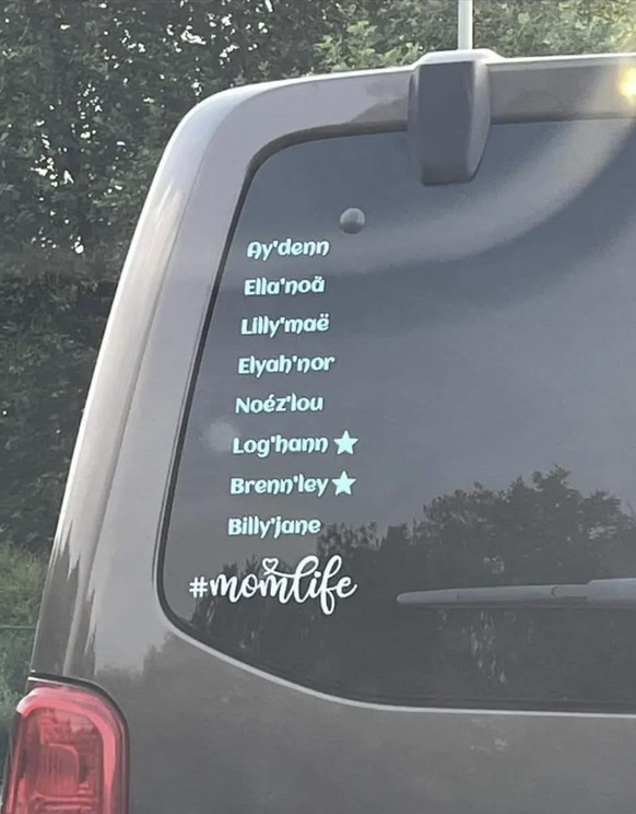 Die schlimmsten Baby Namen aus dem Subreddit tragedeigh