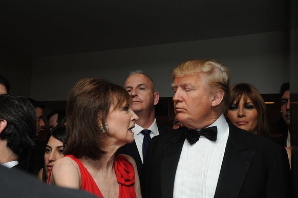 Donald Trump at the Annual White House Correspondent&#039;s Association Gala in Washington DC. | Location: Washington, MD, USA. (Photo by Christy Bowe/ImageCatcher News Service/Corbis via Getty Images ...