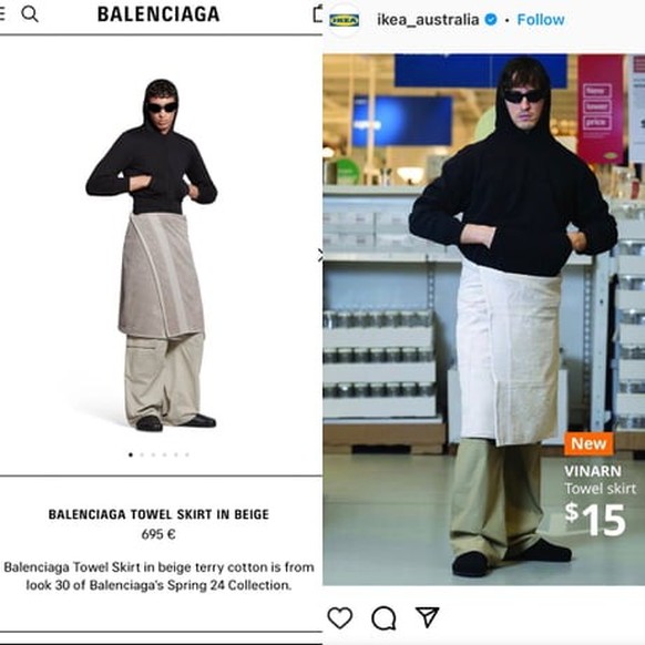 IKea vs. Balenciaga: Meme