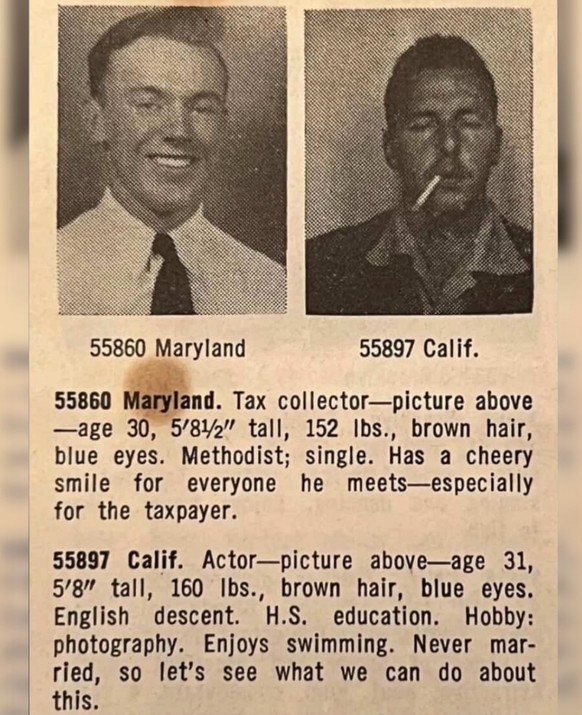 Long Lost Personals - Dating-Annoncen anno dazumal.

https://www.instagram.com/longlostpersonals/