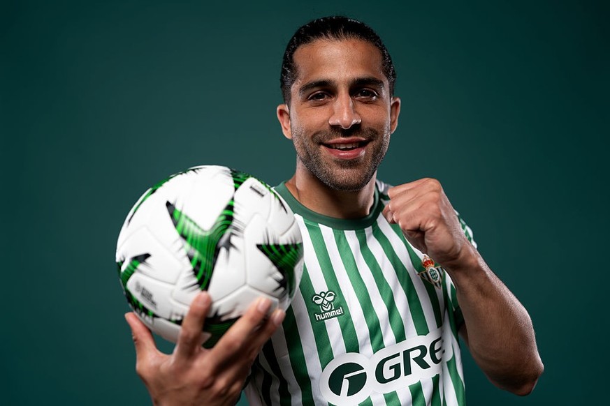 SEVILLE, SPAIN - MAY 13: Ricardo Rodriguez of Real Betis Balompie poses for a portrait during the UEFA Conference League Final 2025 access day on May 13, 2025 in Seville, Spain. (Photo by Aitor Alcald ...