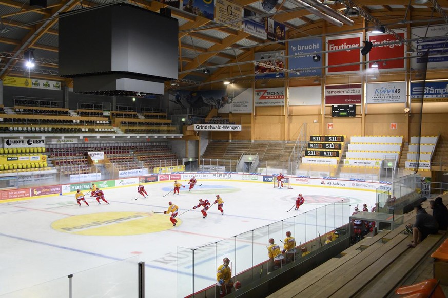 La bucolique patinoire de l'Ilfis à Langnau ne perdra pas beaucoup de spectateurs avec la 2G, selon le club.