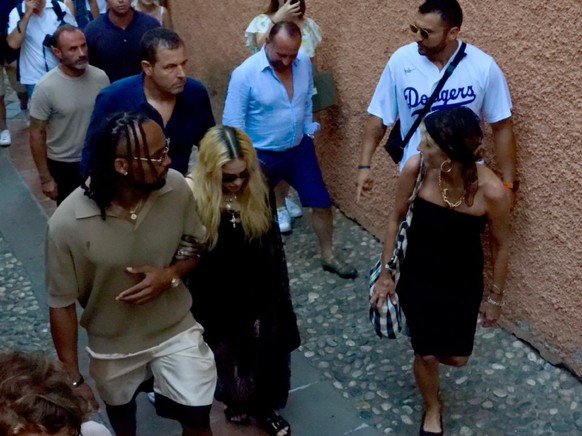 PORTOFINO, ITALIE - 13 AOUT : Madonna est vue en train de se promener le 13 août 2024 à Portofino, Italie. (Photo par MEGA/GC Images)