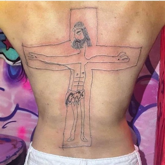 Faildienstag: Jesus-Tattoo