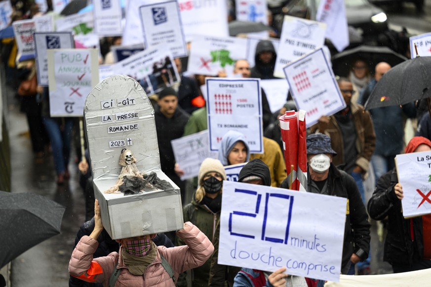 La presse en colère à Lausanne.
