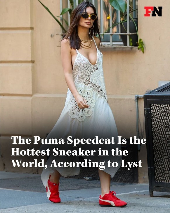 Ce n'est pas la basket qui est sexy, mais Emily Ratajkowski.