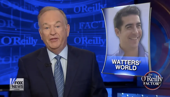 Bill O'Reilly, qui lance la chronique Watters' World dans son émission O'Reilly Factor. Quelques années plus tard, Bill sera congédié pour allégations d'agressions sexuelles.