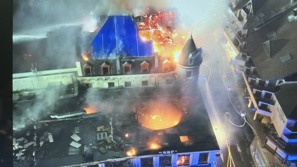 Incendie Evian-les-bains