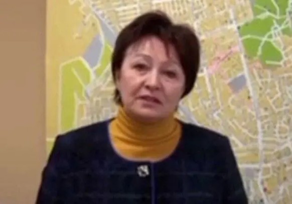 Halyna Daniltchenko, désignée par la Russie comme nouveau gouverneur de la ville de Melitopol.