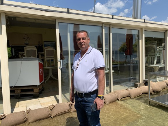 Fatmir Gutaj, le gérant du restaurant et du camping de La Plage.