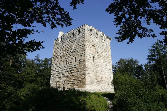 Ruine du château de Kastelen.