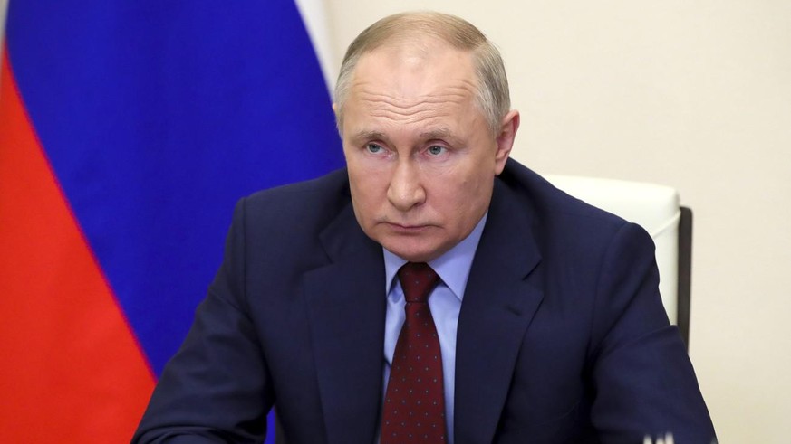 Le président russe Vladimir Poutine, le 5 avril 2022.