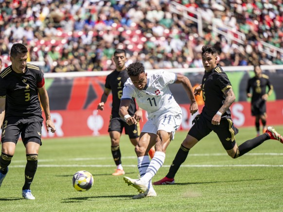 Dan Ndoye a inscrit le but du 3-1 face au Mexique.