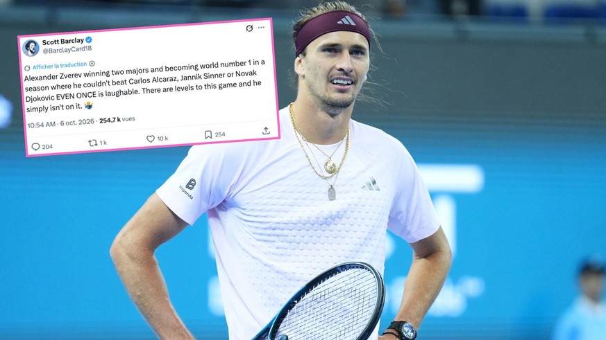 Zverev bientôt sur le trône du tennis, mais une polémique éclate 