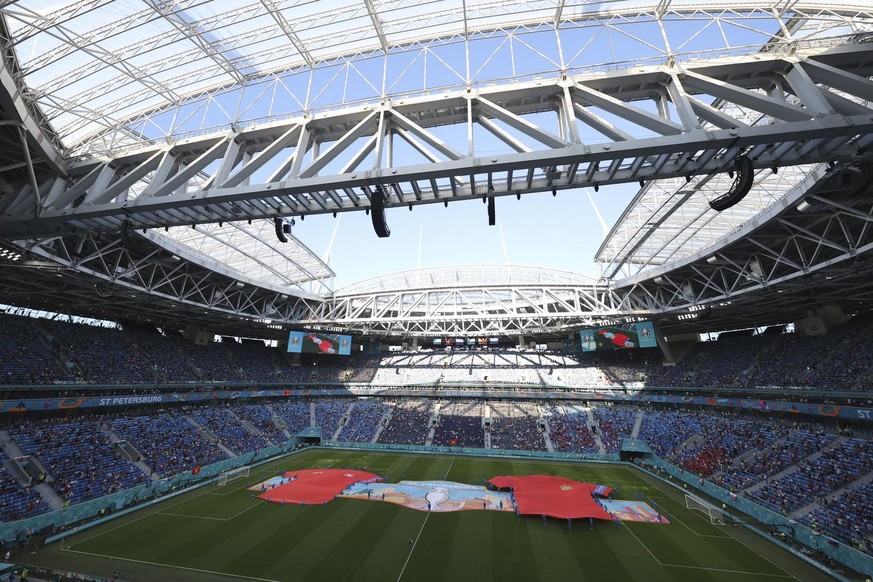 Le stade de Saint-Pétersbourg a déjà accueilli des matchs du Mondial 2018 et de l'Euro 2020.