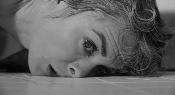 Janet Leigh dans Psychose, d'Alfred Hitchcock