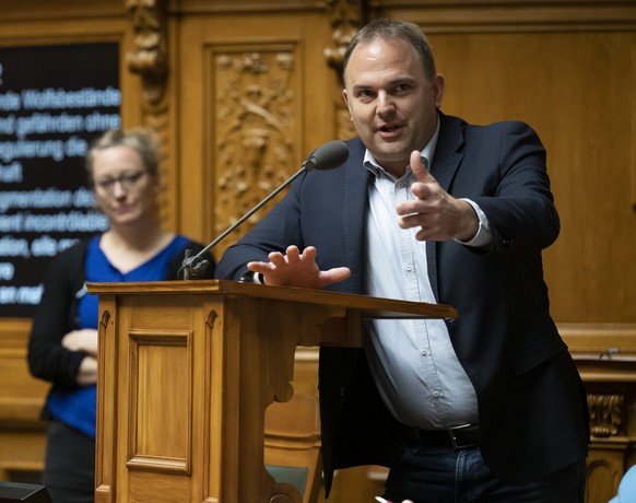 Marcel Dettling au Parlement, le 8 décembre dernier.