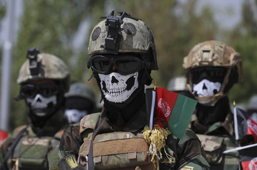 Les forces armées afghanes ont été financées et formées par les Etats-Unis pendant 20 ans.