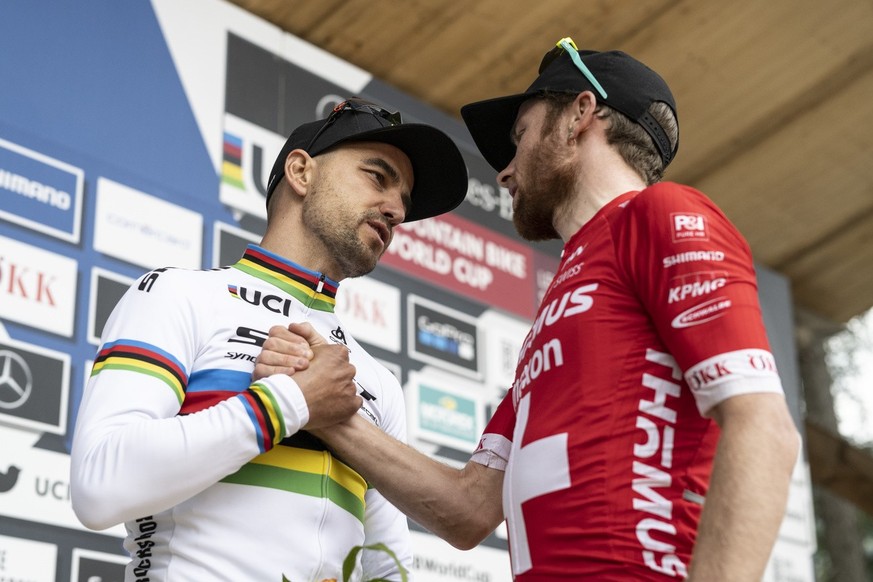 VTT: Nino Schurter et Mathias Flückiger se disputent toujours