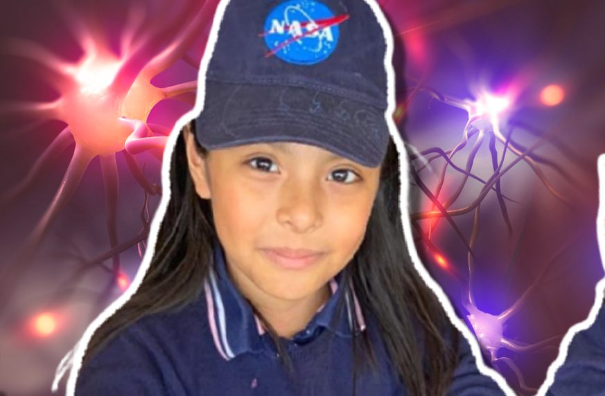 Adhara Maite Pérez Sánchez a 9 ans et étudie deux bachelors universitaires