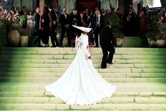NEW YORK, NEW YORK - MAY 04: (EDITOR'S NOTE: This image was captured using a remote camera) Naomi Osaka attends The 2026 Met Gala Celebrating "Costume Art" at the Metropolitan Museum of ...