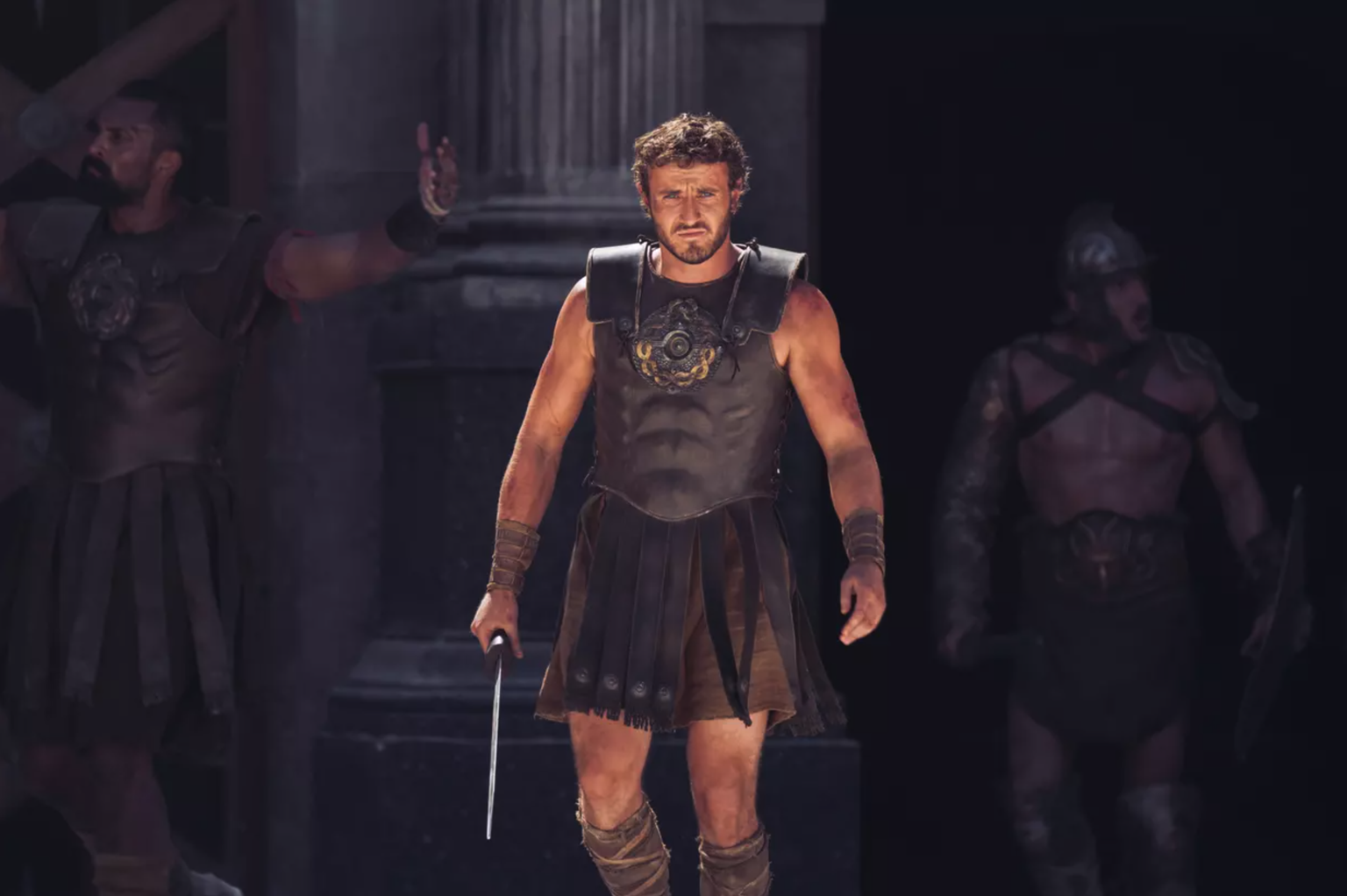 Lucius Verus (Paul Mescal) est le film de Maximus Decimus Meridius, le héros du premier Gladiator.