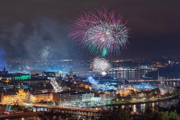 L'Irlande dévoile son spectacle sans doute le plus effrayant à Derry~Londonderry.
