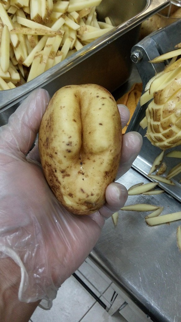 Des fesses dans la nature.