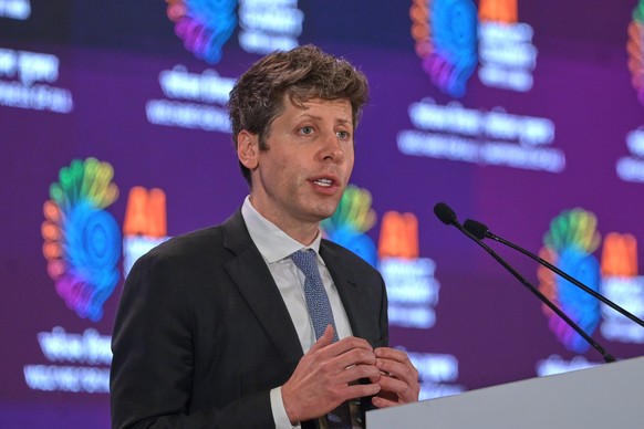 OpenAIs CEO Sam Altman speaks at the AI Summit in New Delhi, India, Thursday, Feb. 19, 2026. (AP Photo)
Sam Altman