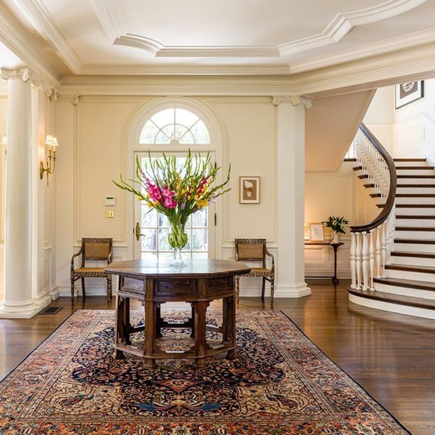 L'intérieur de la maison d'Angelina Jolie, qu'elle vient de vendre pour près de 25 millions dollars, à Los Angeles.