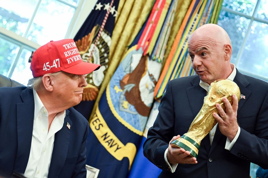Gianni Infantino est un proche de Donald Trump.