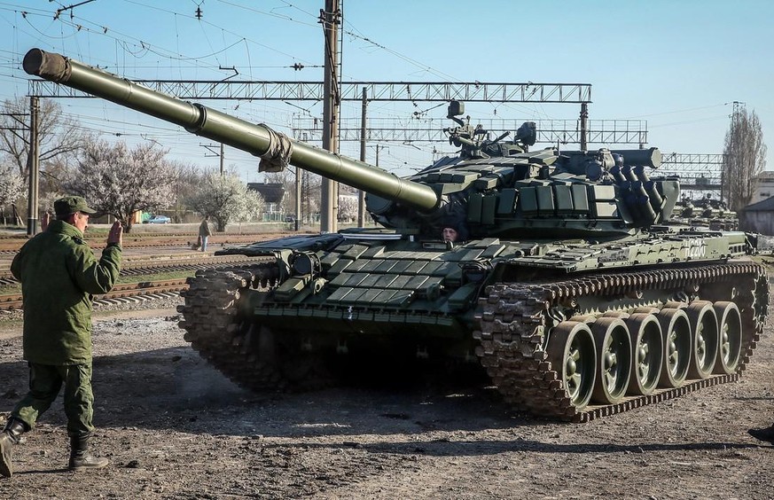 Un char russe T-72. La République tchèque va en envoyer quelques-uns à l'armée ukrainienne.