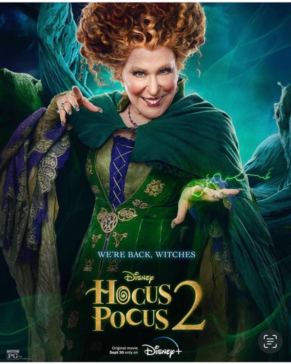 Elle a aussi dessiné les costumes d'Hocus Pocus 2.