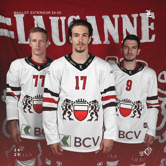So sehen die Trikots der National-League-Saison 2024/25 aus.