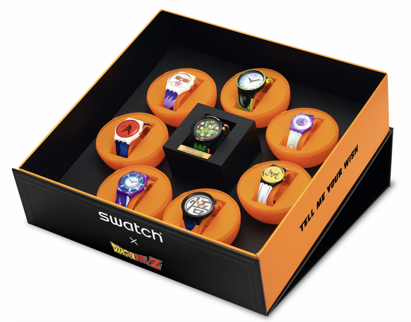 Le coffret se compose donc de sept dragon balls et d'une huitième montre très particulière, numérotée et limitée à 997 exemplaires.