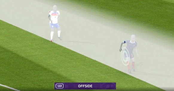La technologie de détection semi-automatique du hors-jeu a également été utilisée lors de l’Euro féminin en Suisse – Beth Mead n’était hors-jeu contre la France que de quelques millimètres.