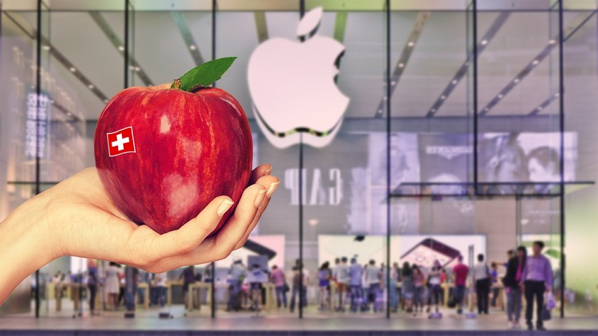 Le groupe technologique Apple tente veut enregistrer l&#039;image de la pomme comme marque. La Fruit-Union Suisse serait la première victime.