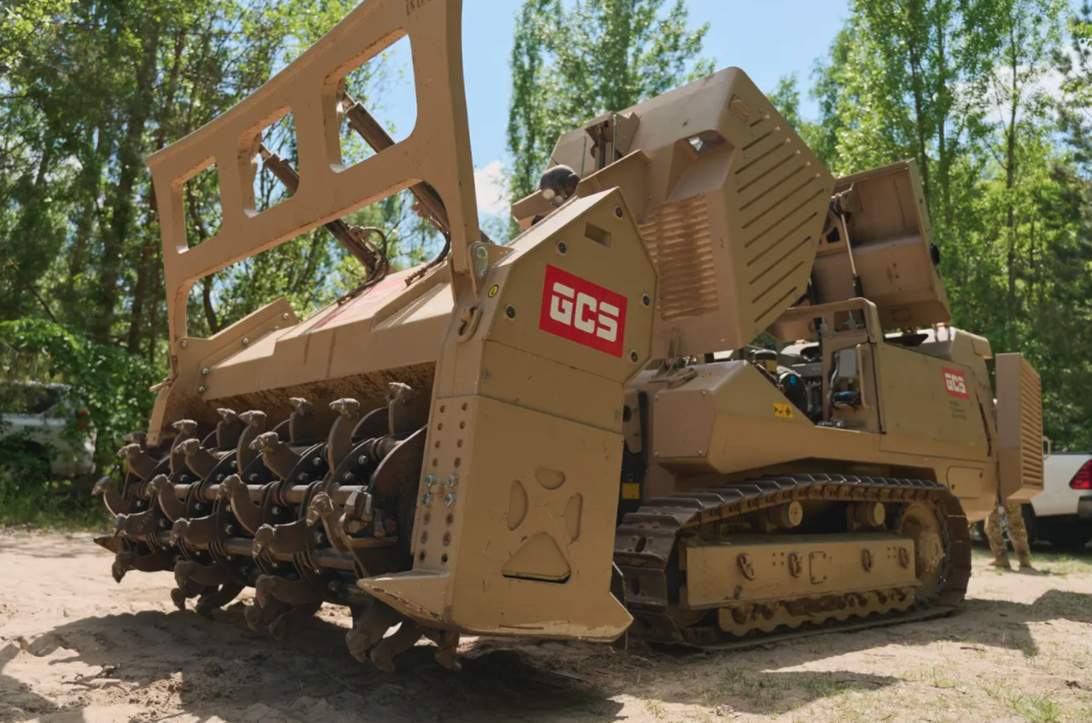 Robot de déminage en Ukraine
