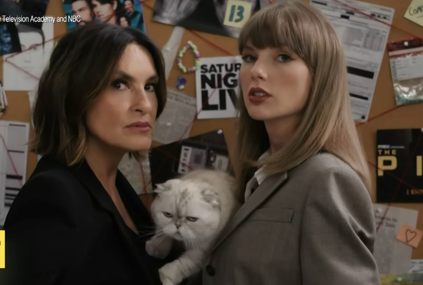Taylor Swift a créé la surprise dans un sketch avec Mariska Hargitay et son chat Olivia Benson.