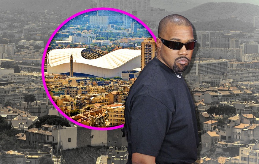 Marseille conteste le concert de Kanye West au Vélodrome.