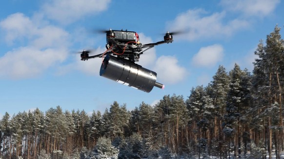 Un drone en fibre de verre en Ukraine (photo d'archive): la Chine fournit à la Russie des matériaux essentiels à la fabrication de ces appareils.