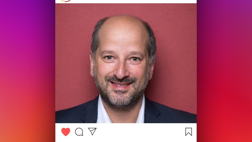 portrait de Grégoire Junod sur un profil Instagram non officiel