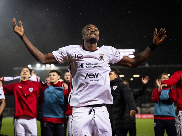David Acquah a délivré Aarau en toute fin de rencontre.