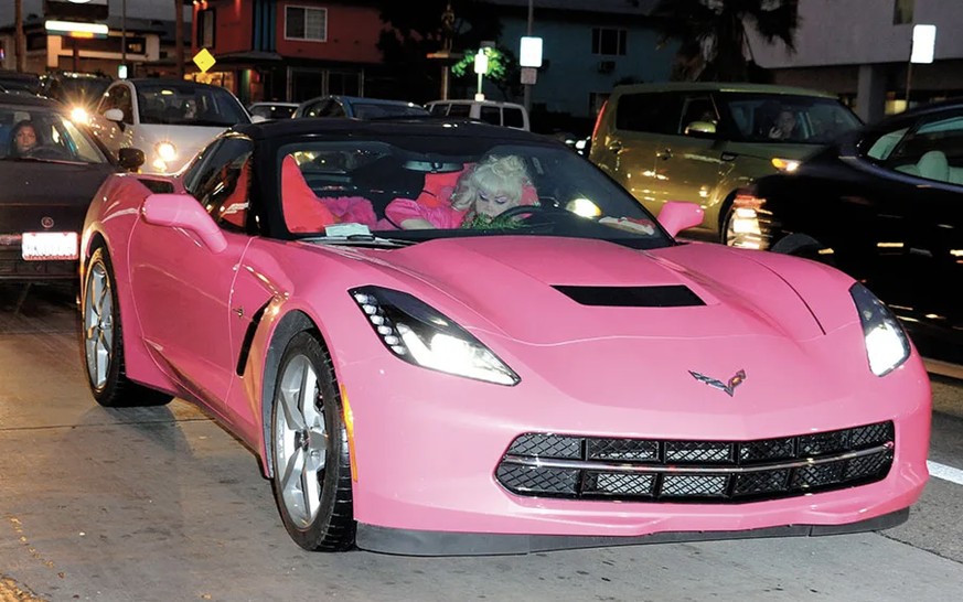 Angelyne, en 2020, à Los Angeles.