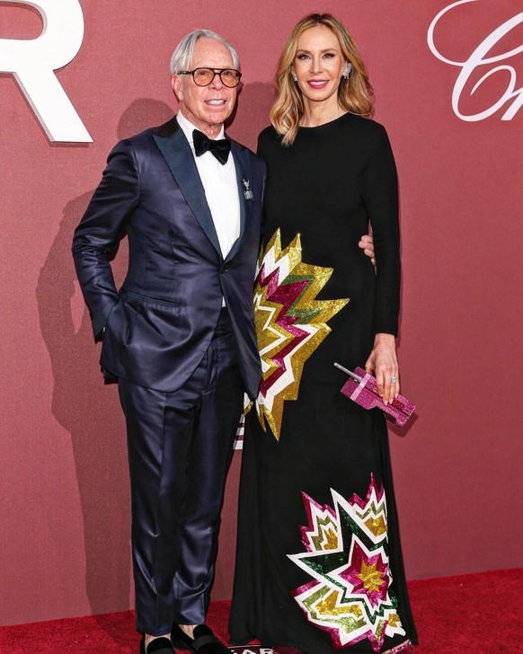 Tommy Hilfiger avec sa femme
